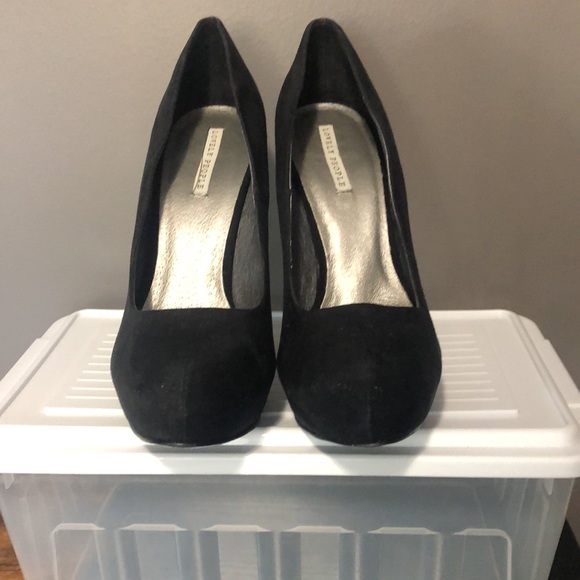 Lovely People platform stiletto suede high heels - Picture 1 of 10